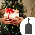 thumbnail image 4 of Unique Bargains 1 Pc Solid Color Luggage Tag for Travel PU Black, 4 of 5