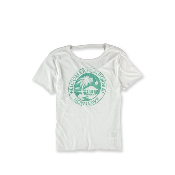 Camiseta gráfica para mujer Vans Scram Boxy color blanco pequeña