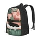 thumbnail image 1 of Balery Black Cat Pink Bathroom Mochila para hombre y mujer - Tela Oxford 600D resistente - Gran capacidad, resistente al agua, ideal para la escuela, viajes y senderismo, 1 of 6
