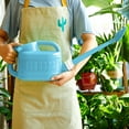 thumbnail image 2 of 1 Gallon Plastic Watering Can for Indoor & Outdoor Plants with Long Spout and Removable Rotation Sprinkler Head, Blue, 2 of 7