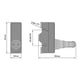 thumbnail image 3 of 3a 380v Lxw5-11q1 1nc+1no Panel Mount Micro Switch Roller Plunger Limit Switch, 3 of 5