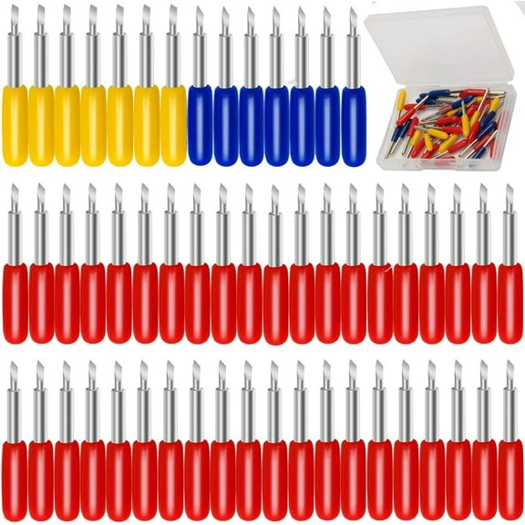 60 PCS 3rd Party Replacement Blades for Cricut Explore Air 2 Air, 45 & 60 Cutting Blades