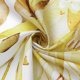 thumbnail image 5 of Cortina de ducha de eucalipto amarillo, hojas de acuarela con flores, juego de cortina de baño con ganchos, 72 x 72, 5 of 6