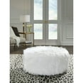 thumbnail image 2 of Signature Design by Ashley Casual Galice Oversized Accent Ottoman, White, 2 of 3