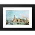 thumbnail image 2 of Francesco Granacci 14x10 Black Modern Framed Museum Art Print Titled - The Island of San Michele, Venice (1770S), 2 of 5