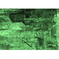 thumbnail image 1 of Ahgly Company Indoor Rectangle Oriental Emerald Green Industrial Area Rugs, 6' x 9', 1 of 4
