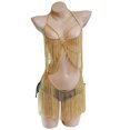 thumbnail image 2 of Traje de cadena de cuerpo Sunnimix con Flecos de Oro dorado, 2 of 8