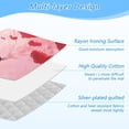 thumbnail image 4 of Wobogo Release Red Heart Balloon Ironing Mat Blanket Quilted Washer Dryer Heat Resistant Pad Foldable for Easy Storage, 4 of 6