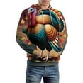 thumbnail image 5 of Autumn Happy Thanksgiving Turkey Men's Women New Sweatshirt Hoodie Men's Plus Size Sweatshirt Hooded Sweatshirt 3d Printed Street Men's Cloth, 5 of 6