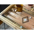 thumbnail image 6 of Rustic Backgammon Coffee Table with removable glass top - 25x25", 6 of 7