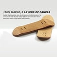 thumbnail image 3 of Patineta de dedo mini de madera de maple Lottoyday, negra, 3 of 7