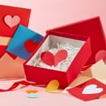 thumbnail image 6 of 100PCS Heart Paper Cutouts 3 Inch Assorted Color Heart Shaped Cut Outs, Blue Green Red, 6 of 6