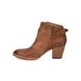 thumbnail image 4 of Dolce Vita Joplin Women Leather Harness Strap Chunky Heel Ankle Bootie, 4 of 6