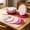 Multicolor,B, variant on 8 PCS Cotton Woven Coasters for Drinks,2.76in Thicken Heat Resistant Trivets with Holder,Boho Kitchen Cup Coasters Decor for Tabletops, Coffee Tables, Desks