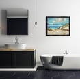 thumbnail image 2 of Stupell Industries Modern Beach Landscape Painting Jet Black Floating Framed Canvas Print Wall Art, Design by Trevor Copenhaver, 2 of 6