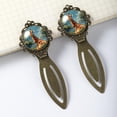 thumbnail image 3 of Giraffe Vintage Copper-Colored Lace Bookmarks: Stainless Steel Reading Accessories and Book Markers - Set of 2, 3 of 5