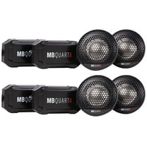 (4) MB QUART FT1-25 50 Watt RMS 1" Car Audio Tweeters   Crossovers