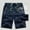 Blue, variant on TMOYZQ Men's Swim Trunks Quick Dry Lightweight Board Shorts with Zippered Pockets Summer Casual Breathable Hawaiian Beach Shorts (Available in Big & Tall)