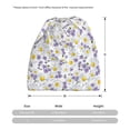 thumbnail image 3 of Vsdgher Daisies Flowers Slouchy Beanie Hat for Men/Women, Skull Cap Chemo Cap Night Sleeping Cap, 3 of 8