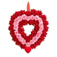 thumbnail image 2 of Valentine Decor Heart Wreath Red Rose Garland Wall Hanging Valentine's Day Decorations Valentine Decor Romantic Home Valentine Decor, 2 of 8