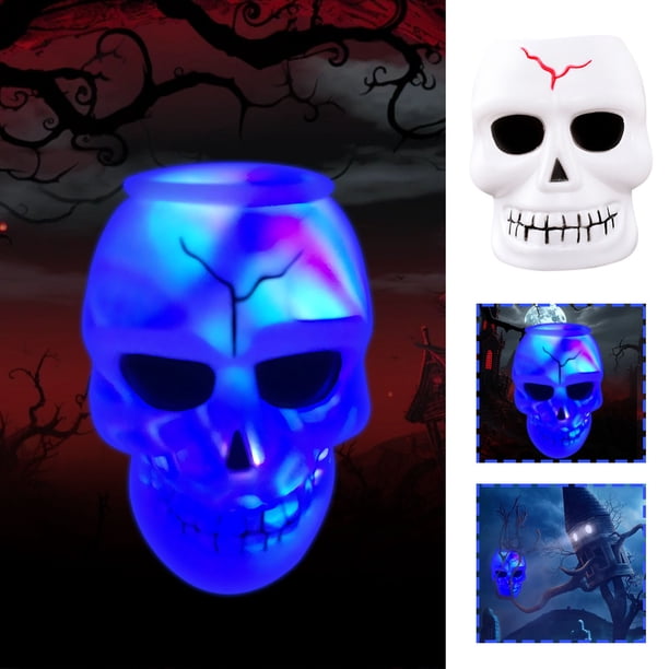Decoraciones de Halloween, adornos de Halloween, regalos de Halloween, nuevo cubo de esqueleto de mano para Halloween, luces de decoración para festivales fantasmas, lámpara de calavera