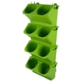 thumbnail image 2 of SHISUYAN 4pcs Self Watering Green Flower Pot Vertical Living Background Wall Planter, 2 of 8