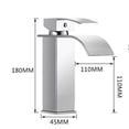 thumbnail image 2 of Cateissary Grifo de agua, grifo de lavabo, suministros para el hogar, un solo orificio, delicado, exquisito, operación Simple, accesorios de Accesorios de baño, 2 of 6
