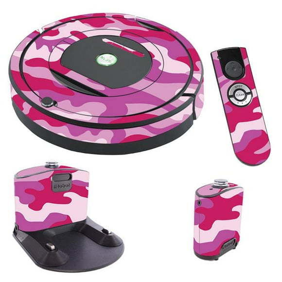 MightySkins IRRO770-Pink Camo Skin for iRobot Roomba 770 Robot Vacuum, Pink Camo