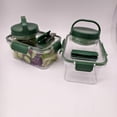 thumbnail image 5 of Leak-Proof Salad Container with 4-Compartment Dressing Cup - BPA-Free Plastic Food Storage Bowl for Lunch, Meal Prep & Picnics, 5 of 9