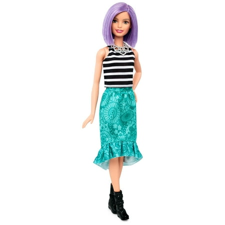 Barbie Fashionistas Doll Va Va Violet Original Body Violet Hair