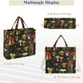thumbnail image 6 of FORMRS Womens Corduroy Tote Bag Crossbody Shoulder Purse Handbag with Detachable Strap, Various Mushrooms Pattern, 6 of 7