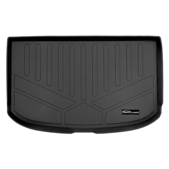SMARTLINER All Weather Custom Fit Cargo Trunk Liner Floor Mat Black Compatible With 2014-2019 Kia Soul / 2014-2019 Soul EV