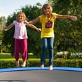 thumbnail image 4 of Gymax 15FT Trampoline Replacement Safety Pad Universal Trampoline Cover Blue, 4 of 10