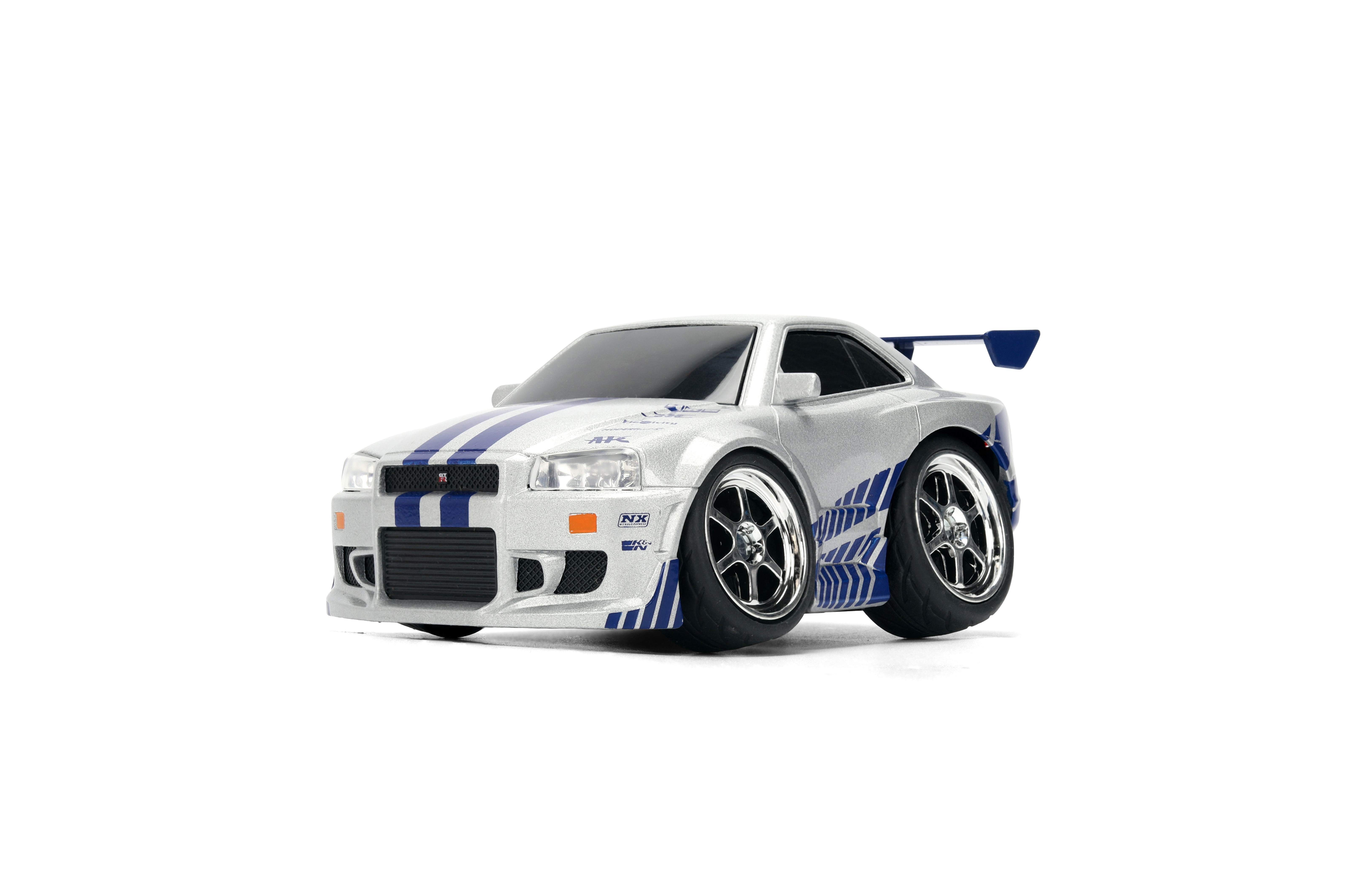 Jada Toys 1:28 Small Blocks, Stylized Die-cast Collectible Car Assortment(Single Car, Styles May Vary)