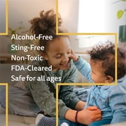 A+D Antimicrobial Hydrogel Spray – with Hypochlorous Acid, Alcohol-Free, Non-Sting Formula, Safe for All Ages, 4oz