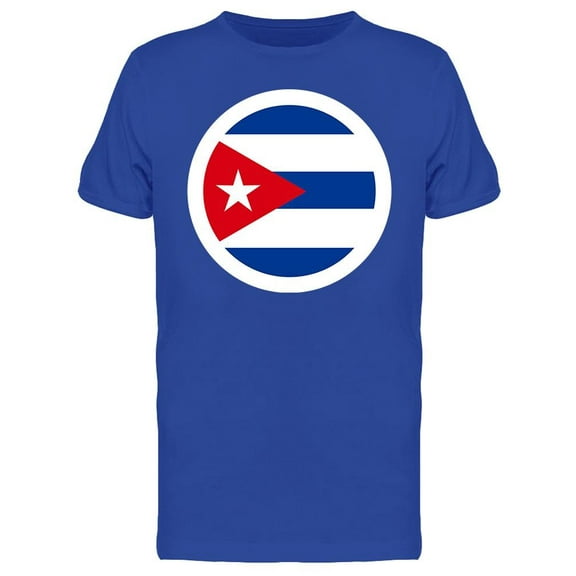 Cuba National Flag Circle T-Shirt Men -Image by Shutterstock, Male x-Large