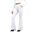 thumbnail image 6 of White Dress Pants Womens Pull up Elderly Pants Drape High Waist Ladies Stretch Trousers Business Casual Slacks, 6 of 7
