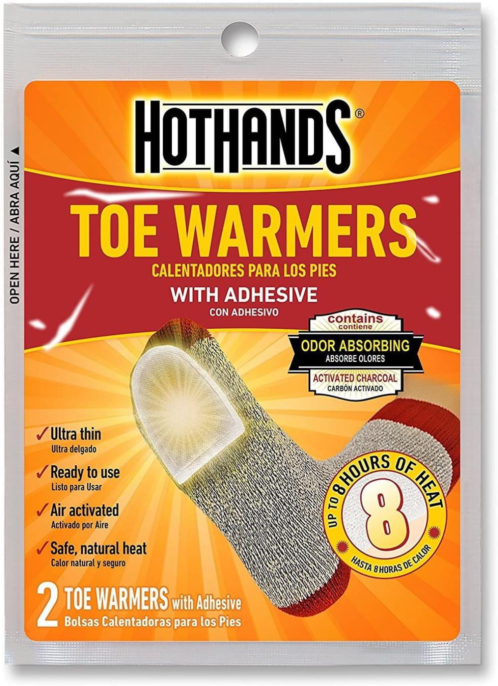 HotHands Toe Warmers Long Lasting Odorless Air Activated Warmers 10 Pairs 