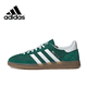 thumbnail image 3 of Zapatillas de baño bajas antideslizantes y resistentes al desgaste HANDBALL SPEZIAL LOW de Adidas en color verde y blanco para hombre y mujer, 3 of 5