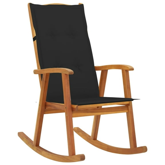 vidaXL Rocking Chair Natural wood Solid acacia wood Standard Durable