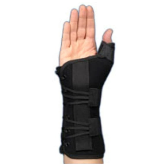 Ryno Lacer Wrist & Thumb Support, Black Medium Right