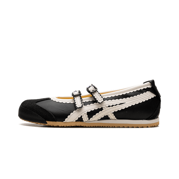 ONITSUKA TIGER WOMENS Mexico 66 TGRS WMNs "Black Cream" 1182A678 001 from Stadium Goods