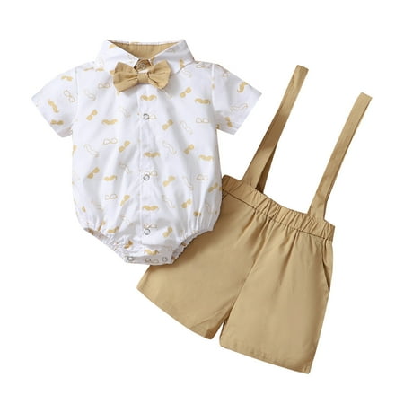

ZHAGHMIN Baby Boys Ma Ma S Boy Outfits Toddler Kids Boy Clothes Baby Boy Clothes Baby Prints Romper Suspender Pants Set Gentleman Outfit Baby Boy Take Home Outfit Baby Boy Sweatshirt 6 Month