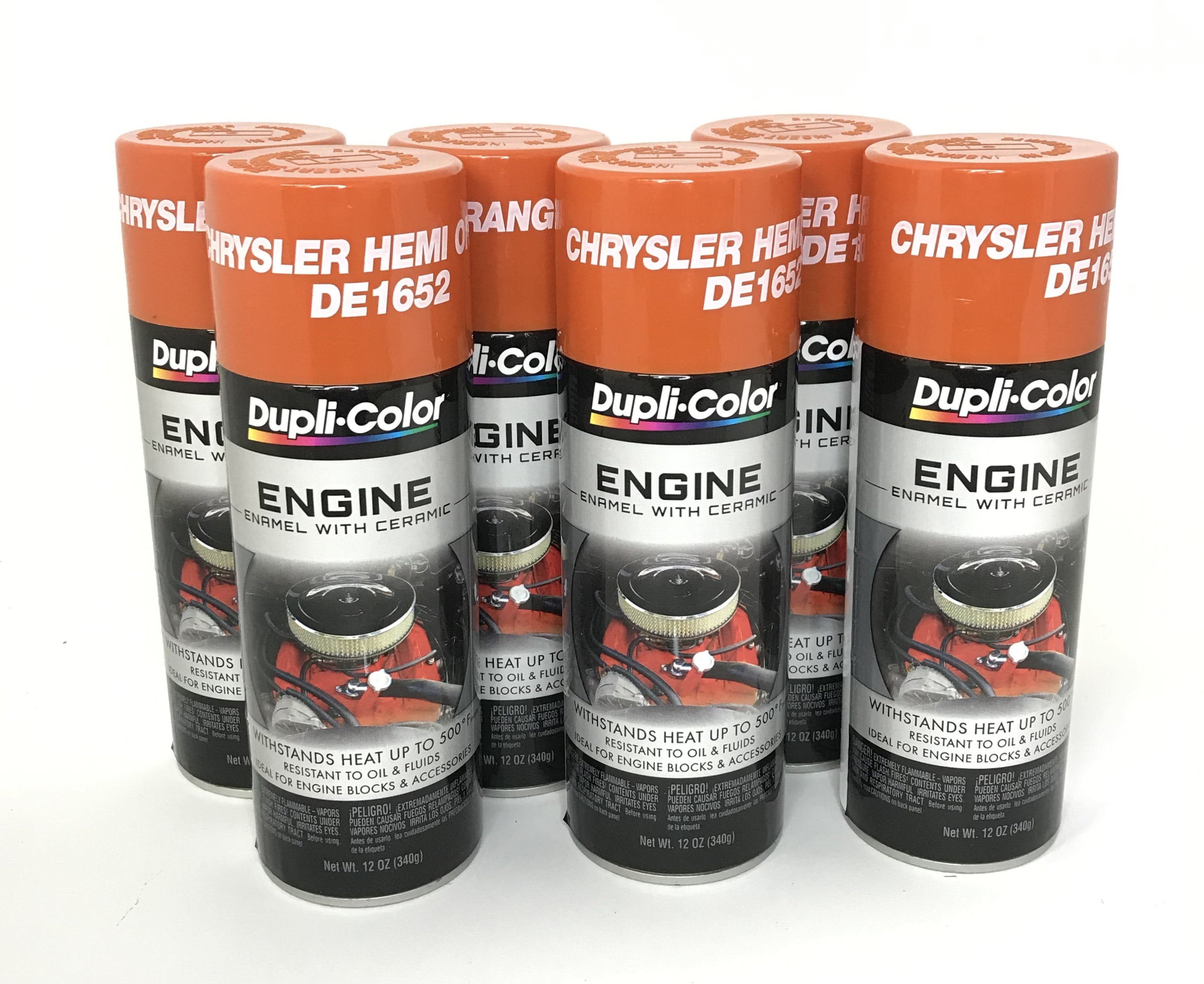 Duplicolor DE16526 PACK CHRYSLER HEMI ORANGE Engine Enamel with