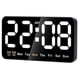 thumbnail image 1 of Digital Wall Clock, 9inch Led Digital Clock Large Display With 12/24h, Big Digits,small Silent Wall Clock(white), 1 of 5