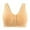 Orange, variant on ZKCCNUK Plus Size Bras for Women Comfortable Casual Steel Ring Tank Top Thin Lace Bra Everyday Bras Size S-6XL