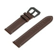 thumbnail image 5 of Correa para reloj inteligente de 20 mm de ancho, correa de cuero vintage con hebilla de acero inoxidable para Amazfit GTS Coffee, 5 of 5