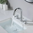 thumbnail image 2 of Kibi Circular Bathroom Sink 8" Widespread Faucet with Drain Assembly, 2 of 3