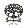 thumbnail image 4 of Zeckos Tree of Life Wall Mounted Garden Hose Hanger Rustic Outdoor Decor, 4 of 6