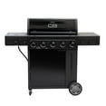 thumbnail image 1 of Charbroil Performance Series Flavormax 5 Burner Gas BBQ Grill Cabinet with Side Burner and 12" Griddle, 1 of 9
